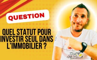 Quel statut pour investir seul dans l’immobilier ?