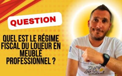 Quel est le régime fiscal du loueur en meublé professionnel ?
